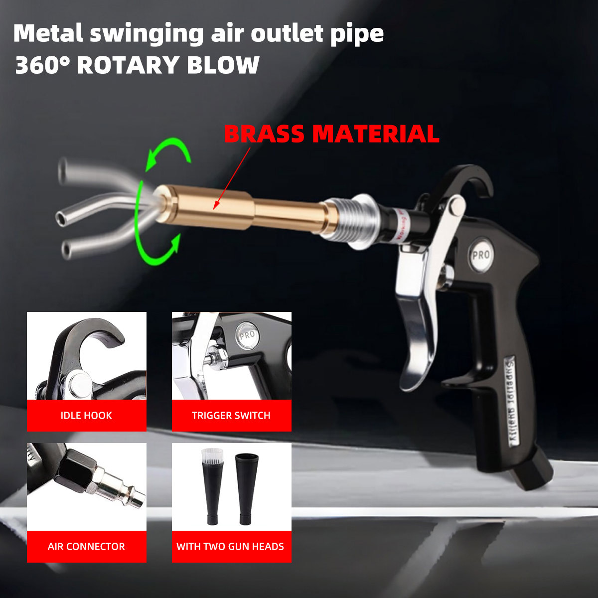 1 ชุด ปืนฉีดน้ำแรงดันสูงสำหรับ - Dirt Brush Interior บทวิจารณ์และราคา