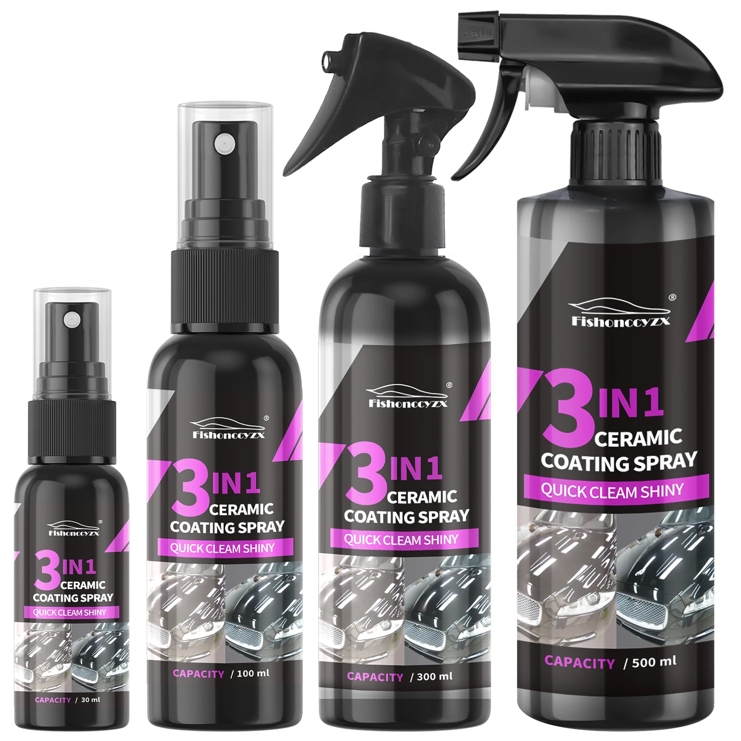 สเปรย์เคลือบเซรามิกน้ำ 3 in 1  - Car Wax Ceramic Coating บทวิจารณ์และราคา